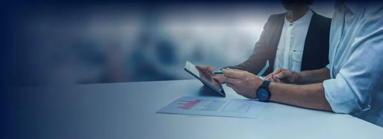 consulting over a tablet device